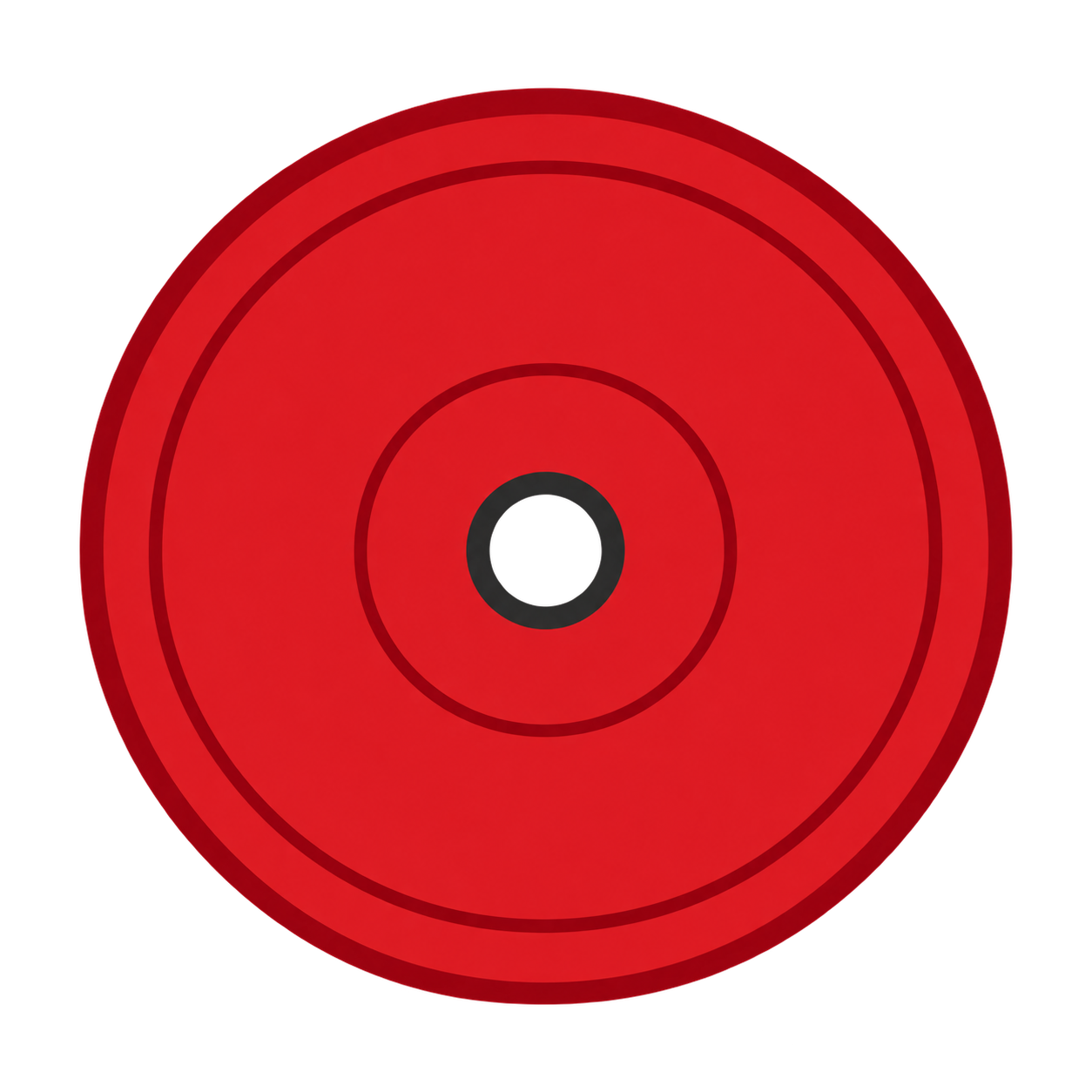 Disco olímpico rojo, el logo de Gymbo